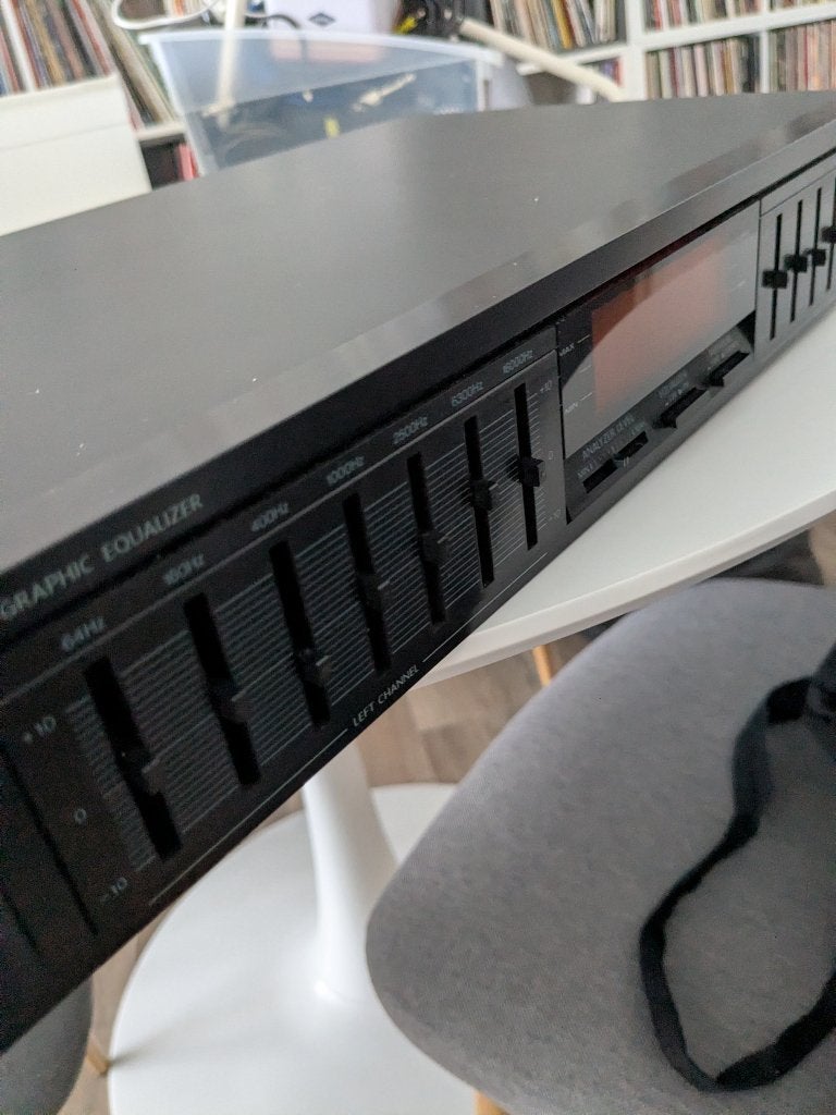 Onkyo EQ-240 Stereo Graphic Equalizer, TV, Hi-fi & Vidéo, Moins de 60 watts, Enlèvement ou Envoi, Comme neuf, Stéréo