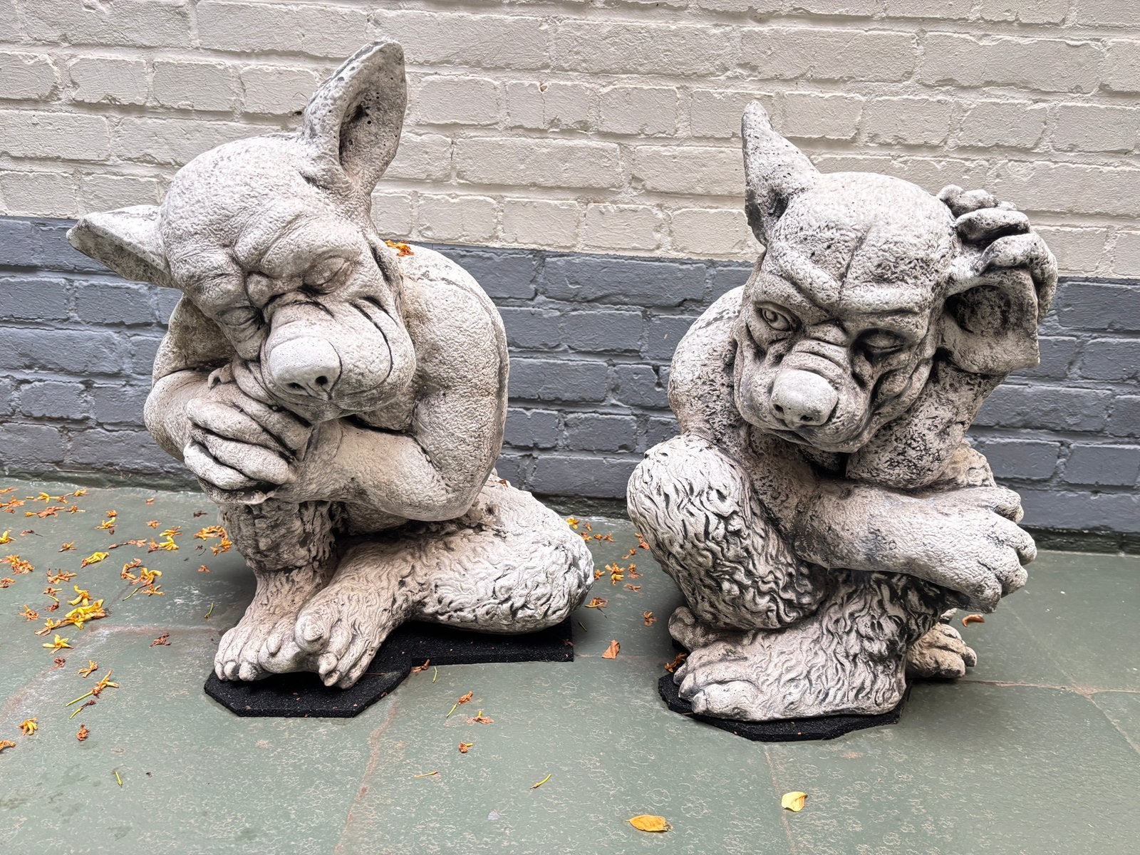 2 X Tuinbeeld Gargoyle 45 euro, Tuin en Terras, Tuinbeelden, Ophalen, Zo goed als nieuw