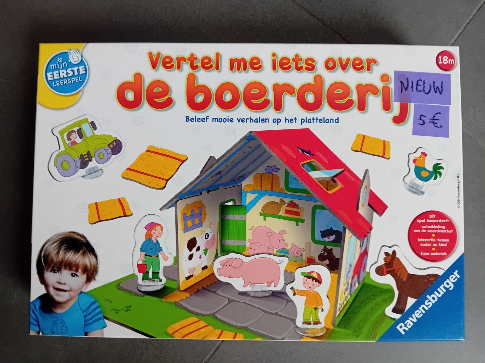 mijn eerste leerspel - boerderij, Enlèvement ou Envoi, Neuf, Garçon ou Fille