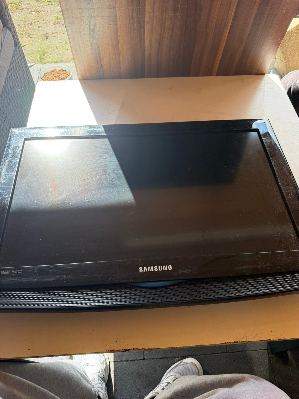 Samsung tv werkt beetje bekrast, Audio, Tv en Foto, Televisies, Ophalen, Gebruikt, 50 Hz, Samsung