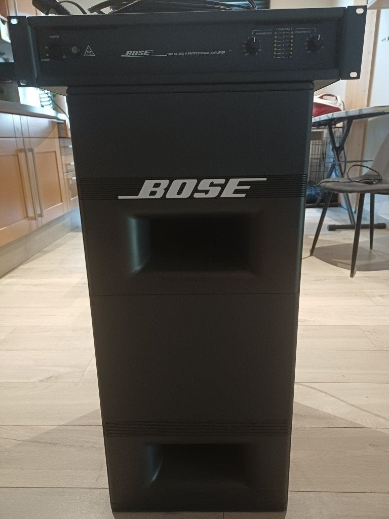 Amplificateur bose 1600 type 6 et sub 502B, Subwoofer, Comme neuf, Enlèvement, Bose