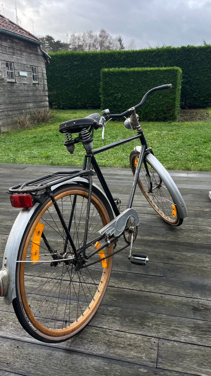 Vélo vintage pour homme avec jantes en bois, Vélos & Vélomoteurs, Enlèvement