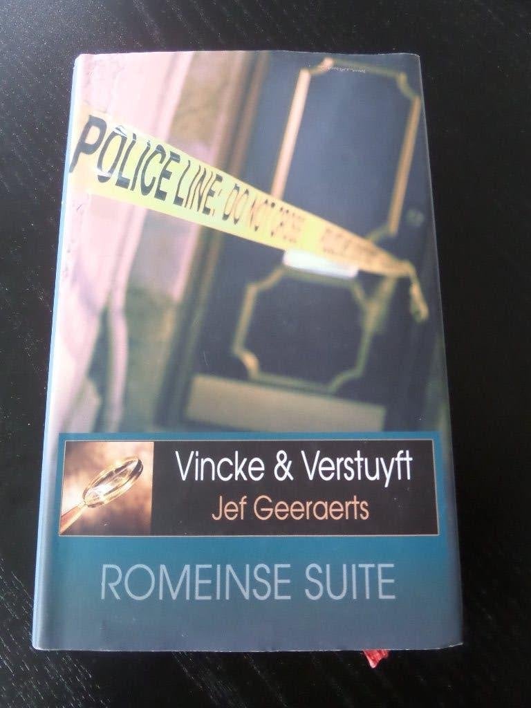 Boek 'Romeinse suite' Vincke & Verstuyft, Gelezen, België, Ophalen of Verzenden, Jef Geeraerts
