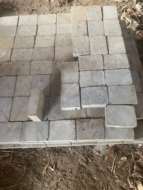 arduinen tegels, Tuin en Terras, Ophalen, Nieuw, Minder dan 5 m², Terrastegels