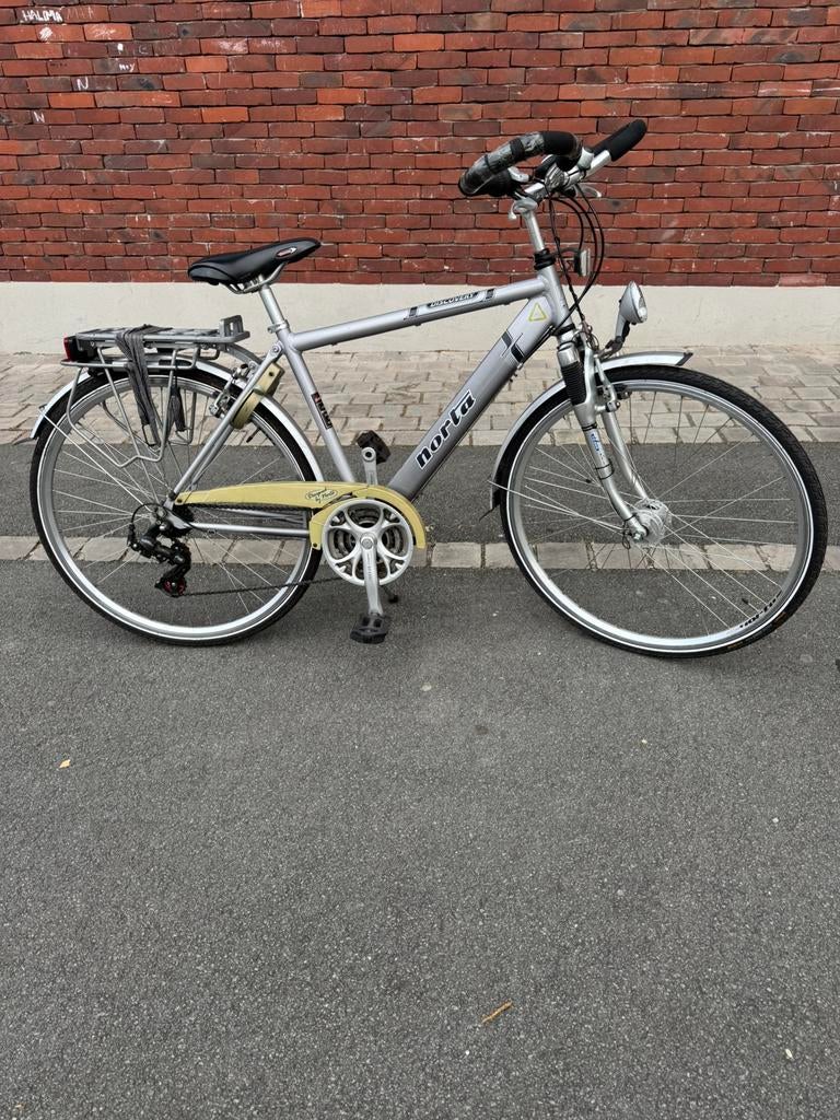 NORTA DISCOVERY 28 inch 18V stadsfiets voor heren, Fietsen en Brommers, Velgrem, Versnellingen, 49 tot 53 cm, Zo goed als nieuw