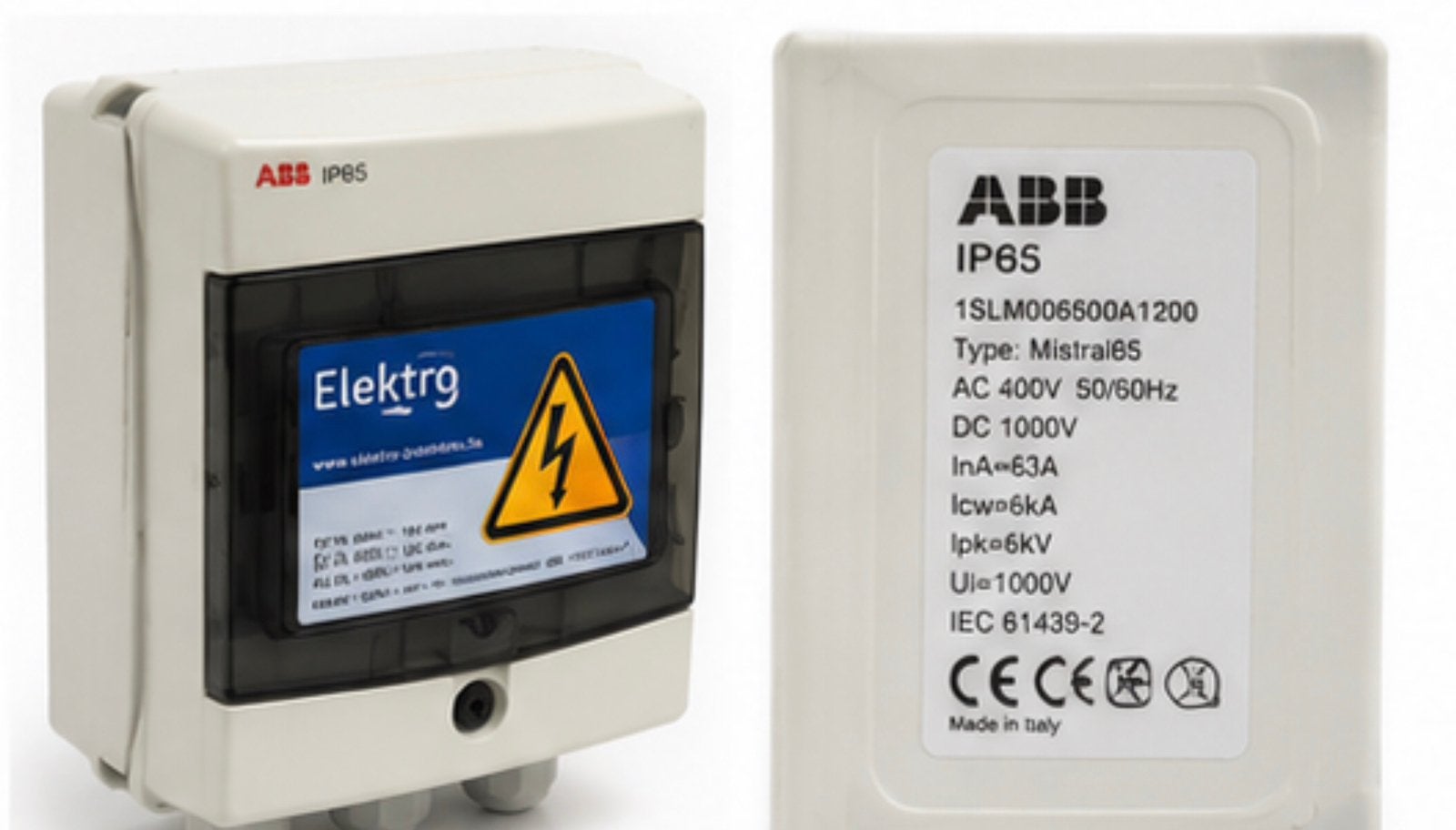 ABB IP65 verdeelkast / zekeringskast, Bricolage & Construction, Électricité & Câbles, Enlèvement, Utilisé, ABB