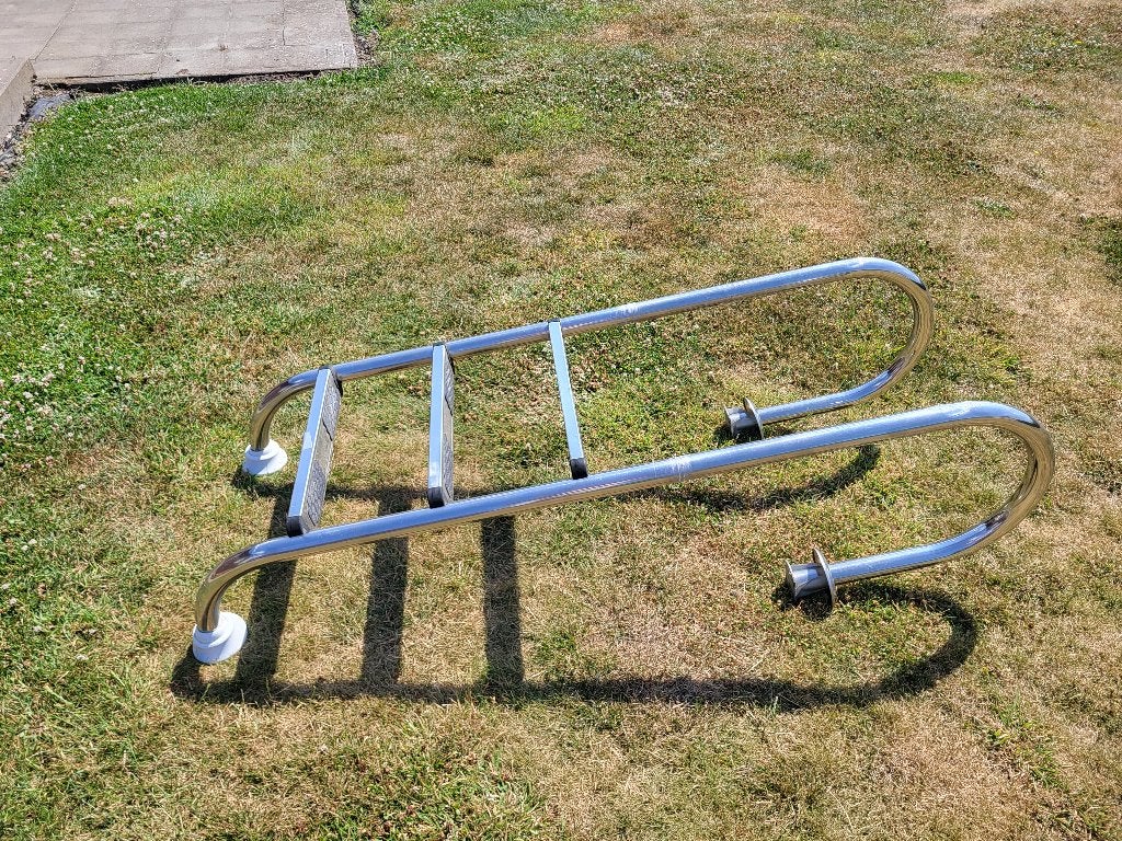trap zwembad, Ophalen, Gebruikt, Ladder