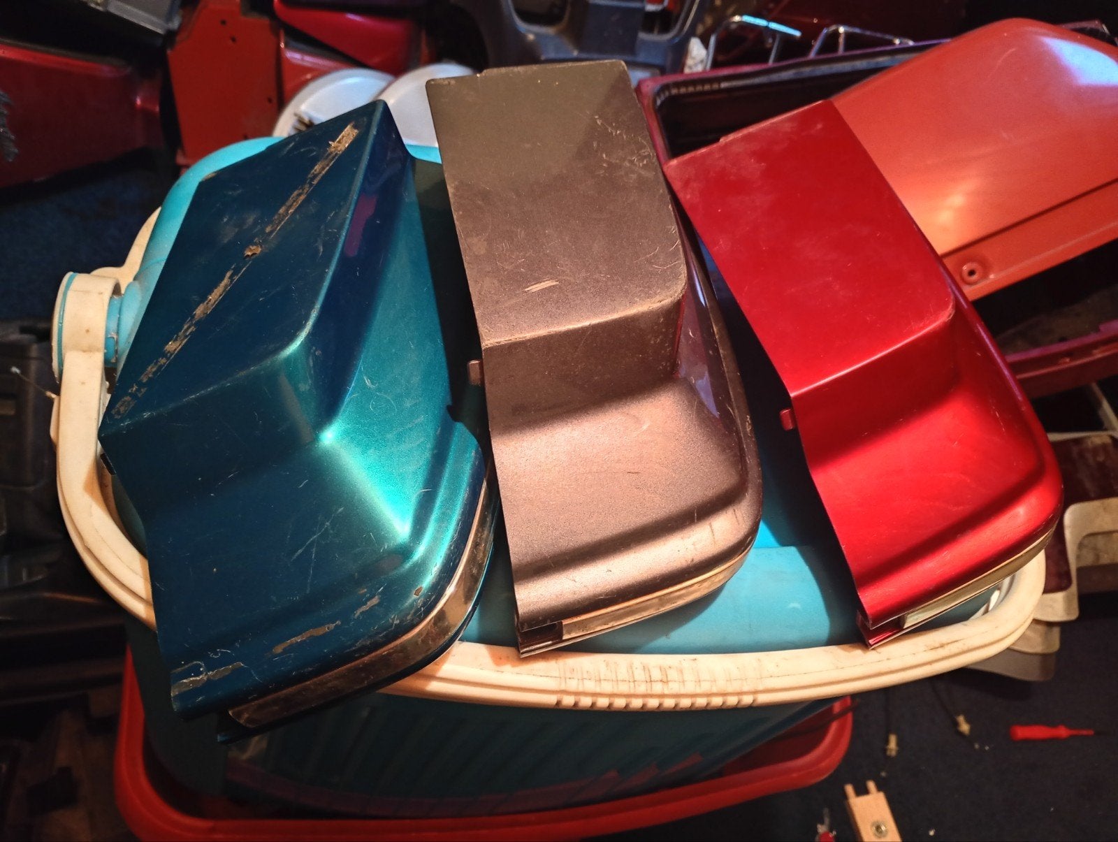 Honda Goldwing 1500 Rechter zijkoffer afdekhoeken, Ophalen