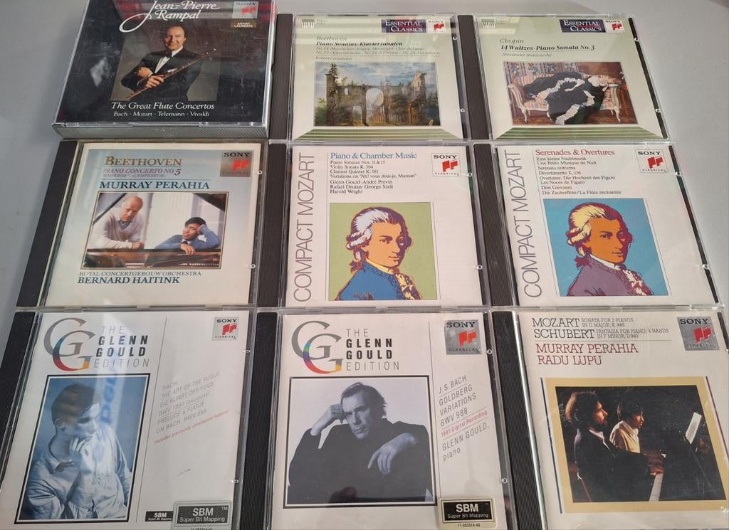 Lot 38 x Cd's van Sony Classical Collection, Ophalen of Verzenden, Classicisme, Gebruikt, Kamermuziek
