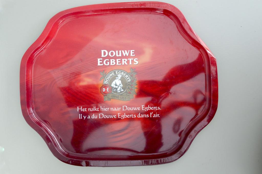 Douwe Egberts dienblad, Verzamelen, Blikken, Ophalen of Verzenden, Zo goed als nieuw, Koffie, Douwe Egberts