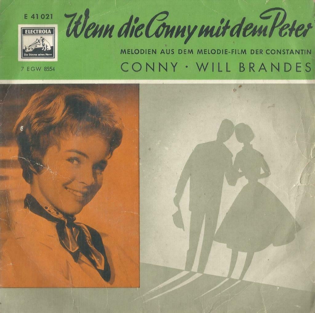 Conny Froboess – Wenn die Conny mit dem Peter - Single - EP, Ophalen of Verzenden, Gebruikt, Pop