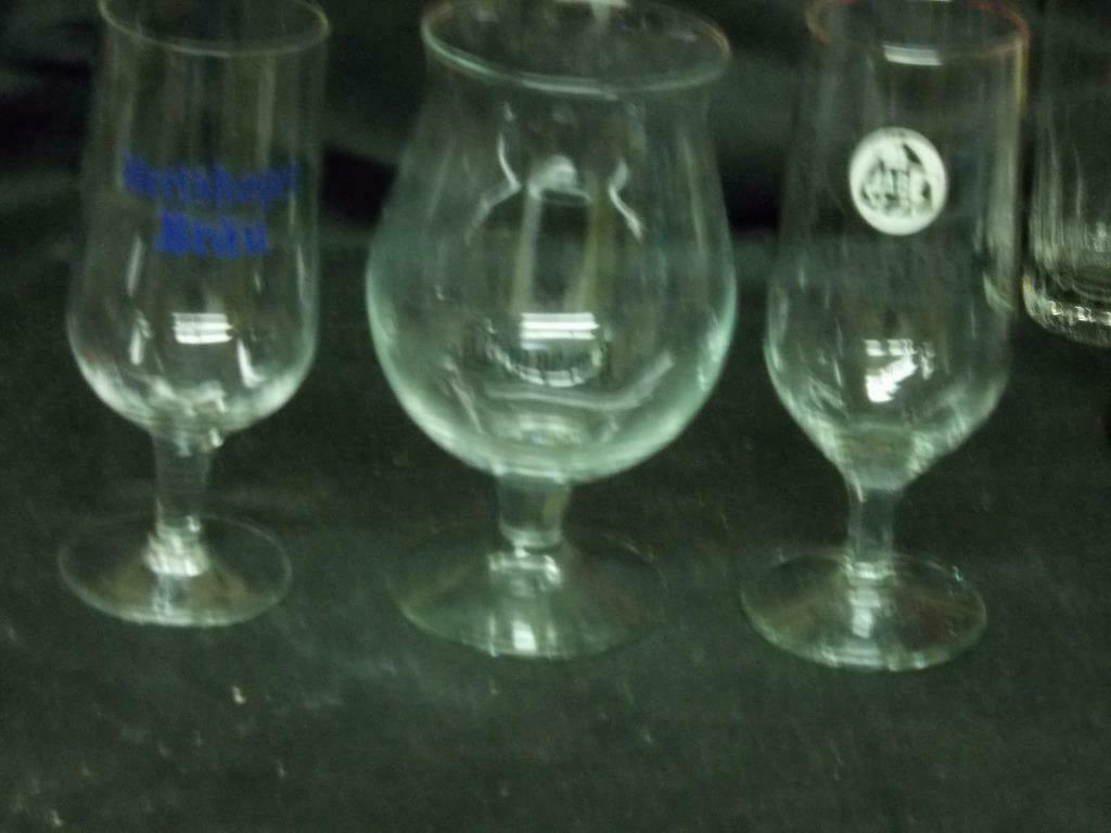 Bierglazen.Hertshager Brau.Duvel.Rossbrau.D 129, Ophalen of Verzenden, Gebruikt, Glas of Glazen, Duvel