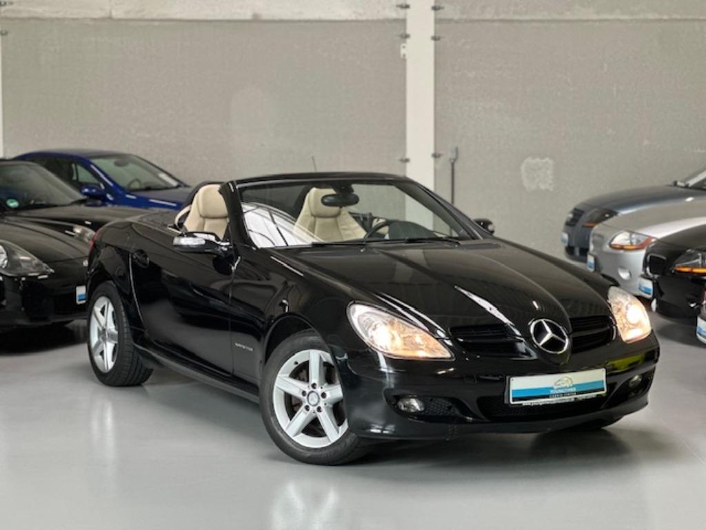 Mercedes-Benz SLK 200 Kompressor | Automaat | Cruise | Airco, Auto's, Automaat, Achterwielaandrijving, Beige, 4 cilinders