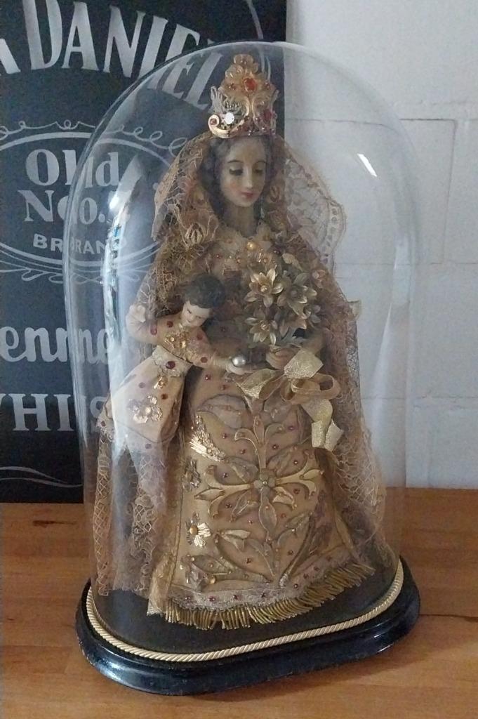 Madonna onder globe, Antiek en Kunst, Ophalen of Verzenden