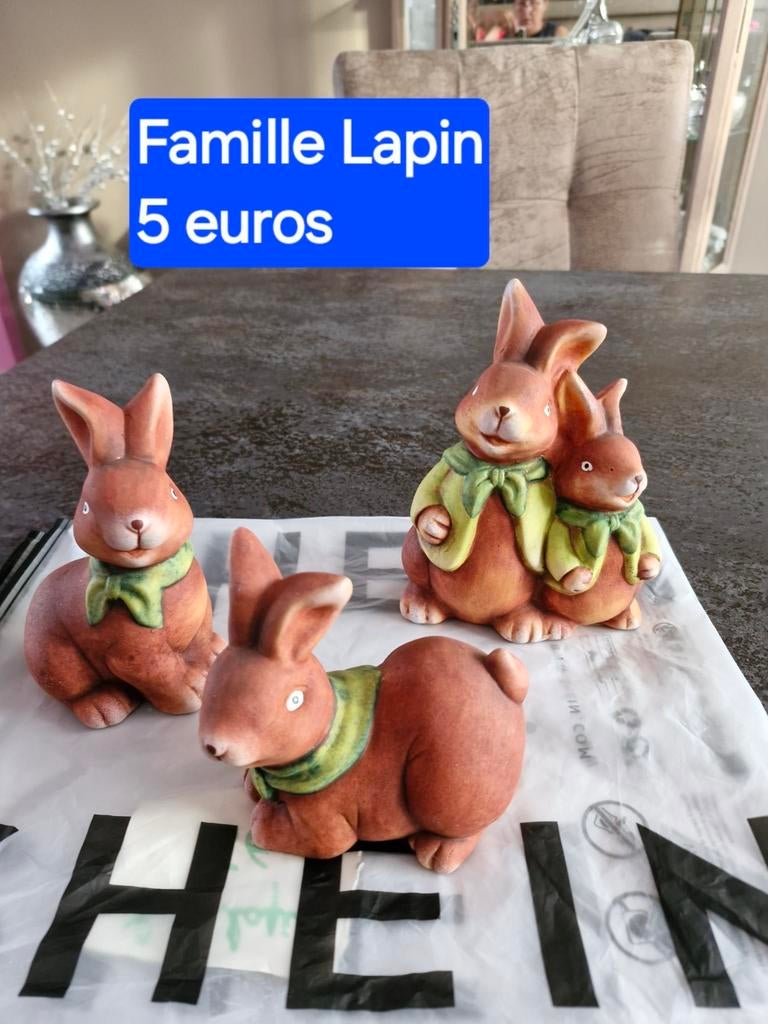 Konijnenfamilie (zeer goede conditie), Ophalen of Verzenden