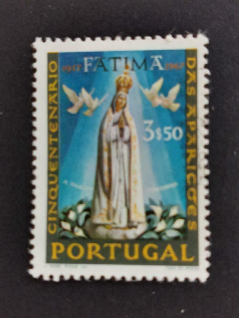 Portugal 1967 - verschijning Maria voor Fatima, Verzenden, Portugal, Gestempeld
