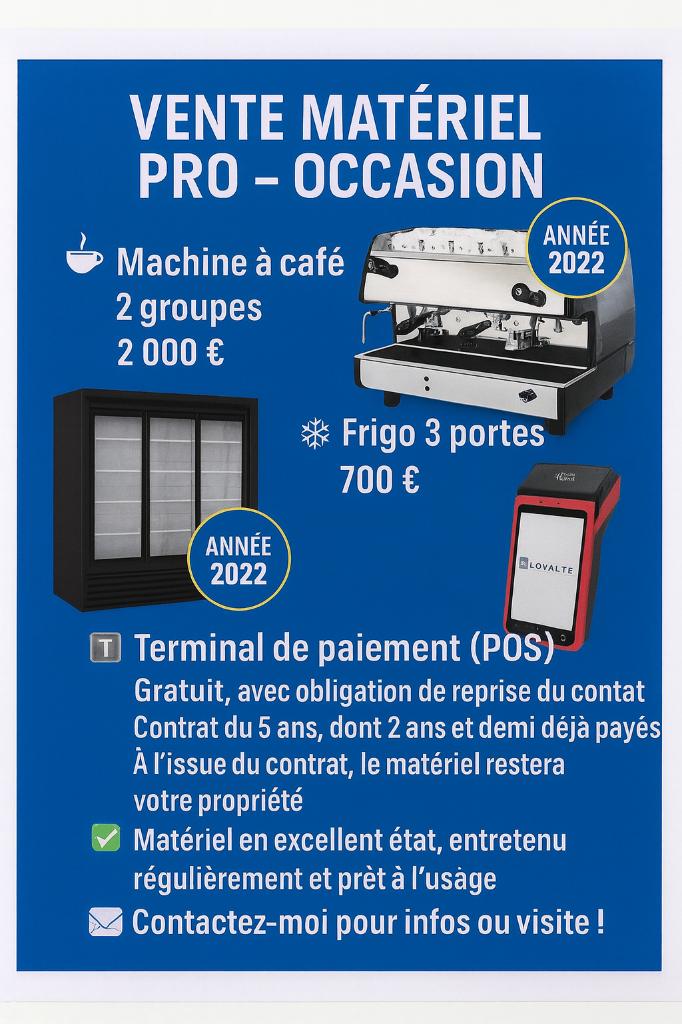 Matériel Professionnel occasion, Enlèvement, Utilisé