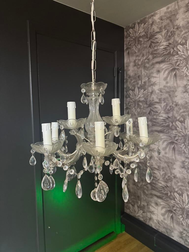 Luchter in glas, Ophalen, Zo goed als nieuw, Glas