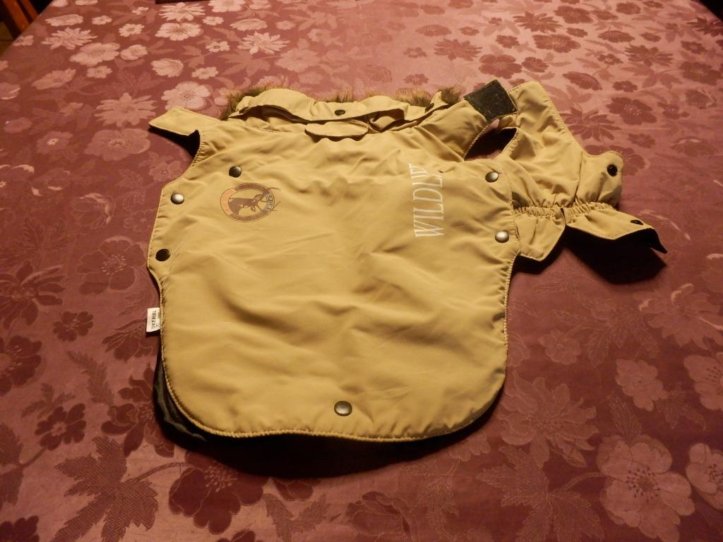 (22)- manteau petit chien t.M  beige, Enlèvement ou Envoi, Comme neuf, Manteau pour chien