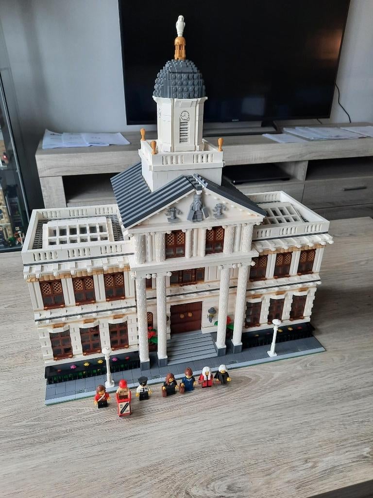 LEGO MOC gebouw City Court (met instructies), Enlèvement ou Envoi, Comme neuf, Ensemble complet, Lego