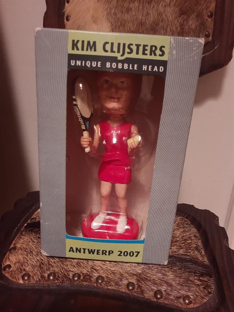 Kim Clijsters Bobblehead, Verzamelen, Ophalen of Verzenden, Nieuw, Beeldje of Poppetje
