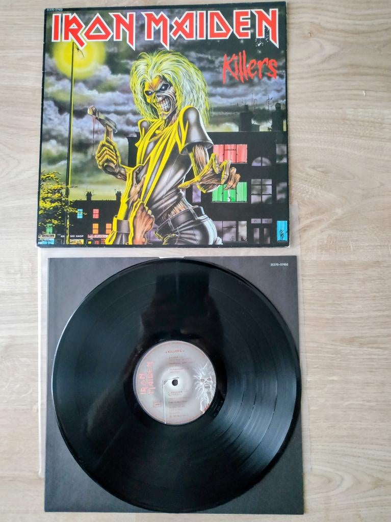 IRON MAIDEN KILLERS COLLECTOR LP 1 PRESS FRANKRIJK, Cd's en Dvd's, Verzenden