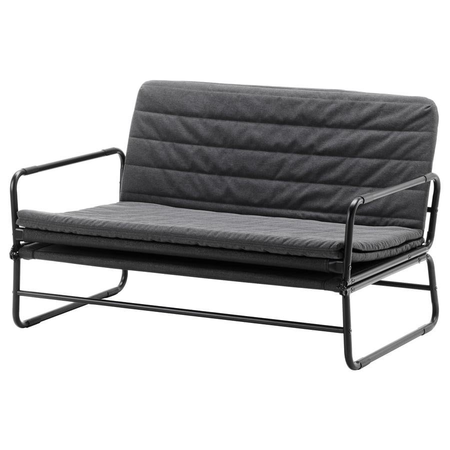 Banquette-lit IKEA HAMMARN - Idéal Studio / Petit espace, Enlèvement, Gris, 200 cm, 120 cm