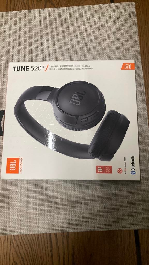 Koptelefoon, merk JBL, nog in ongeopende verpakking, Bluetooth, Nieuw, Op oor (supra aural), Ophalen