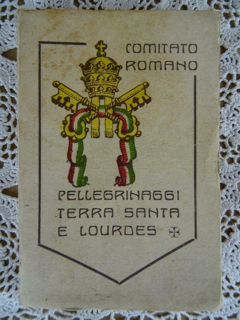 Antiek boekje Lourdes 1948 Comitato Romano Pellegrinaggi, Ophalen of Verzenden