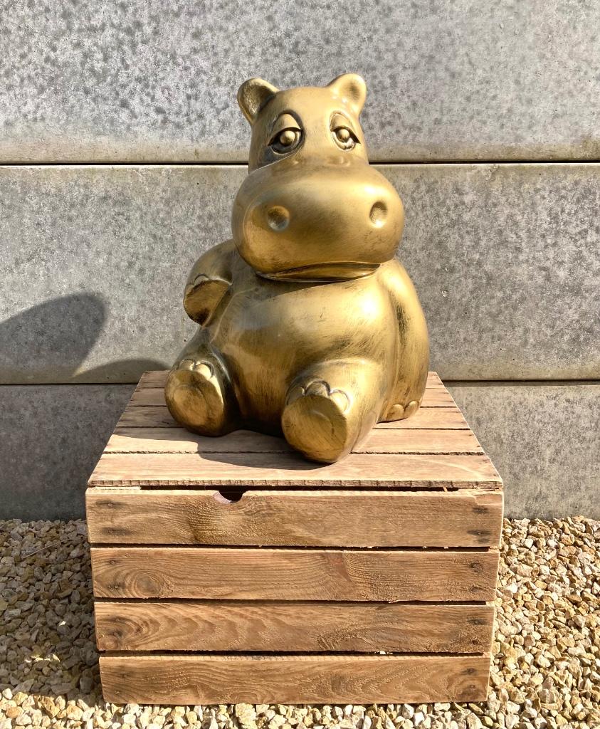 Hippo / nijlpaard H 48cm, Ophalen of Verzenden, Nieuw, Overige typen