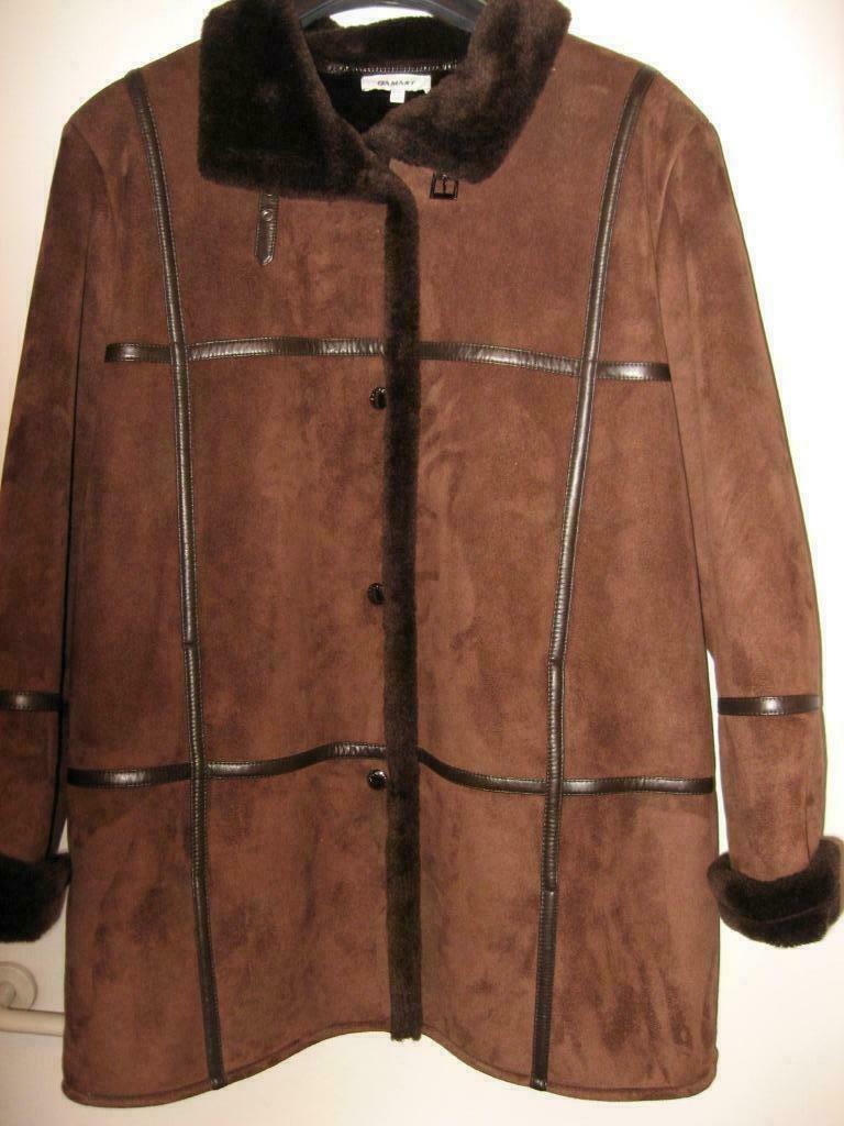Kleding, Kleding | Dames, Jassen | Winter, Ophalen, Bruin, Maat 42/44 (L), Nieuw