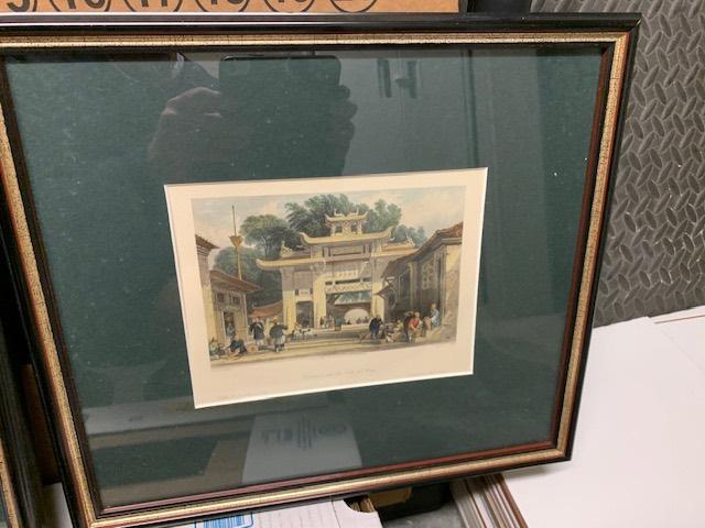 2 Prenten - Chinese afbeeldingen, Antiek en Kunst, Ophalen