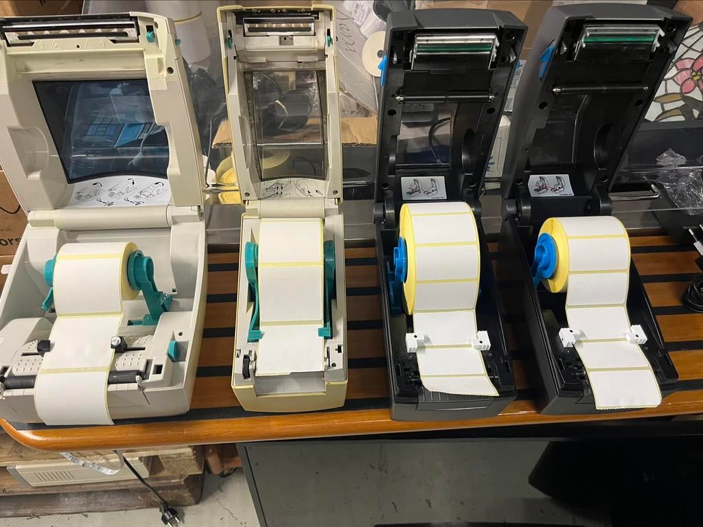 Labelprinters zebra LP2844.   Zebra LP2824.  Metapace L22D, Computers en Software, Pocketprinters, Ophalen of Verzenden