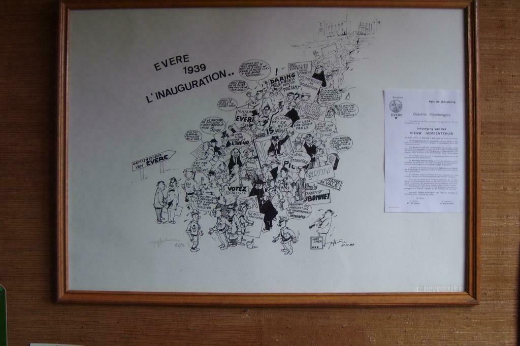 bande dessinée sur l'histoire de Evere, Antiquités & Art, Enlèvement