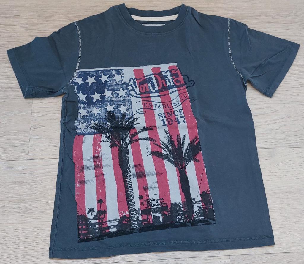 T-shirt Von Dutch maat 6 jaar, Gebruikt, Ophalen of Verzenden, Shirt of Longsleeve, Jongen