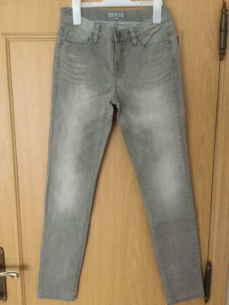 Magnifique jeans gris (claire)- Taille 164 - GEISHA, Pantalon, Geisha, Enlèvement ou Envoi, Comme neuf