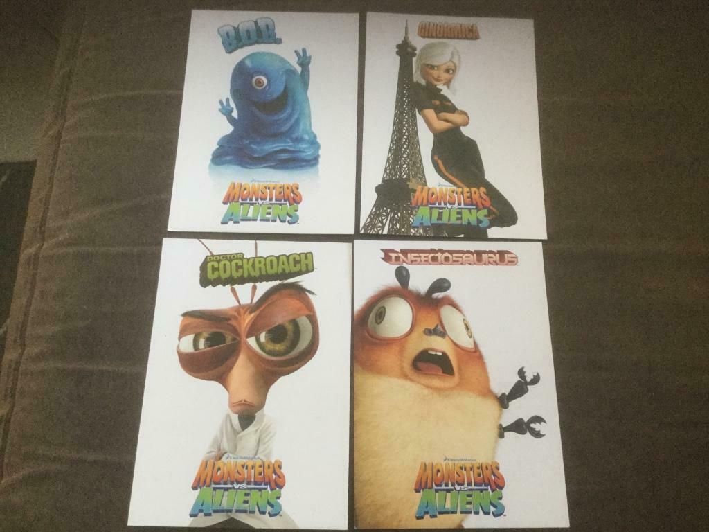 Postkaart DreamWorks Monsters vs Aliens, Verzamelen, Ophalen of Verzenden, Zo goed als nieuw