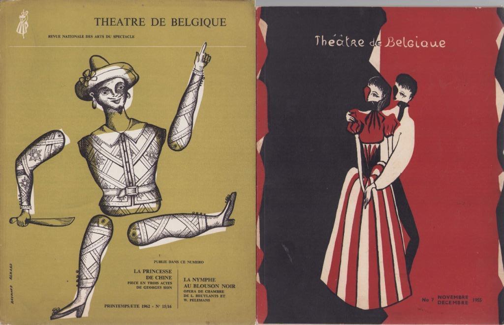 Théâtre de Belgique - 2 chansons, Enlèvement ou Envoi, Théâtre, Diverse auteurs, Utilisé