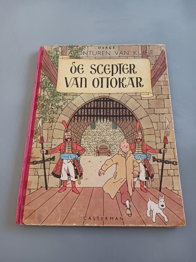 Kuifje, De Scepter van Ottokar HC 1ste druk, goede staat, Boeken, Ophalen of Verzenden