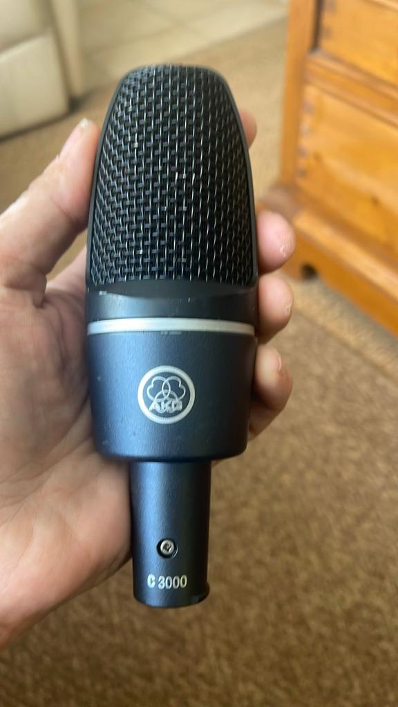 AKG C3000 condensatormicrofoon, Muziek en Instrumenten, Ophalen of Verzenden, Gebruikt, Studiomicrofoon