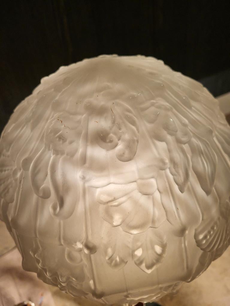 Art deco plafondlamp, Antiek en Kunst, Ophalen