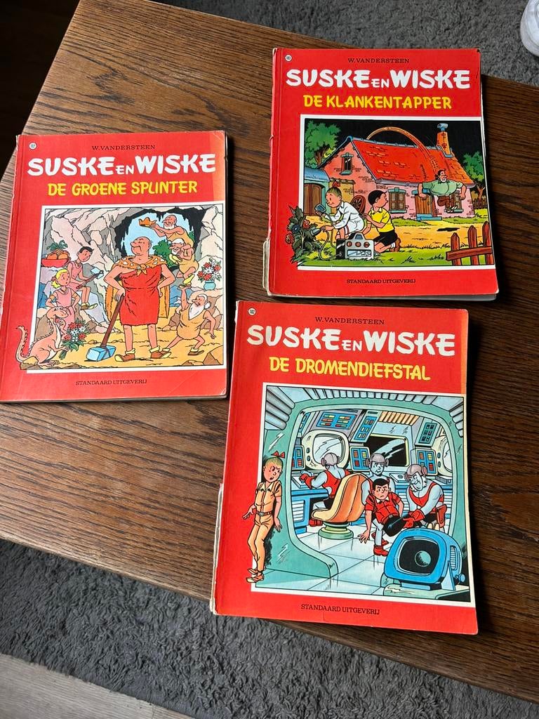 Drie strips van Suske & Wiske uit 1973, Plusieurs BD, Enlèvement ou Envoi, Willy Vandersteen, Utilisé