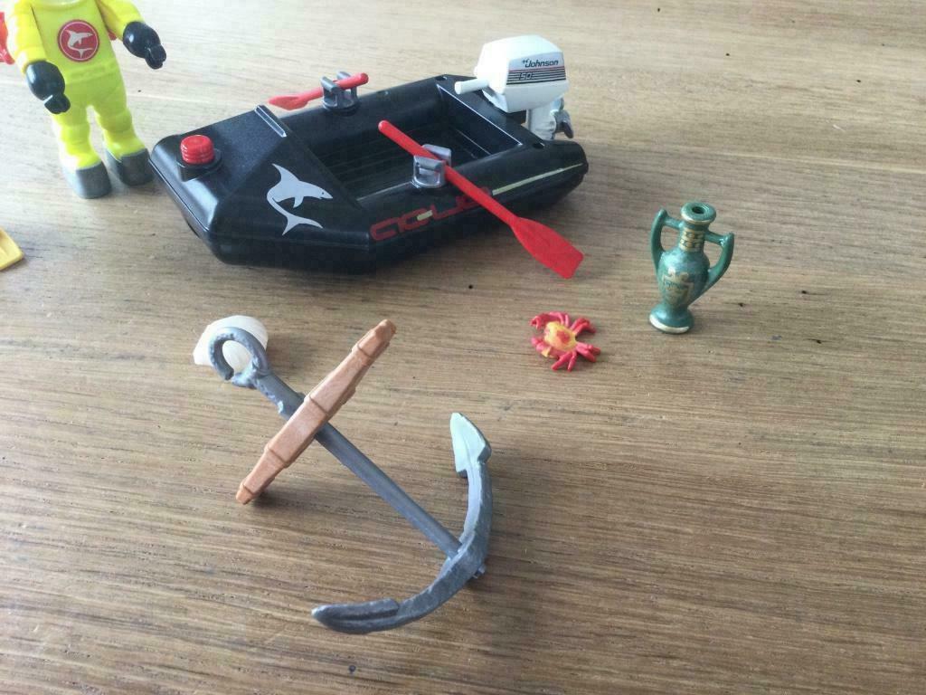 Set duikers Playmobil, Ophalen of Verzenden, Gebruikt, Complete set