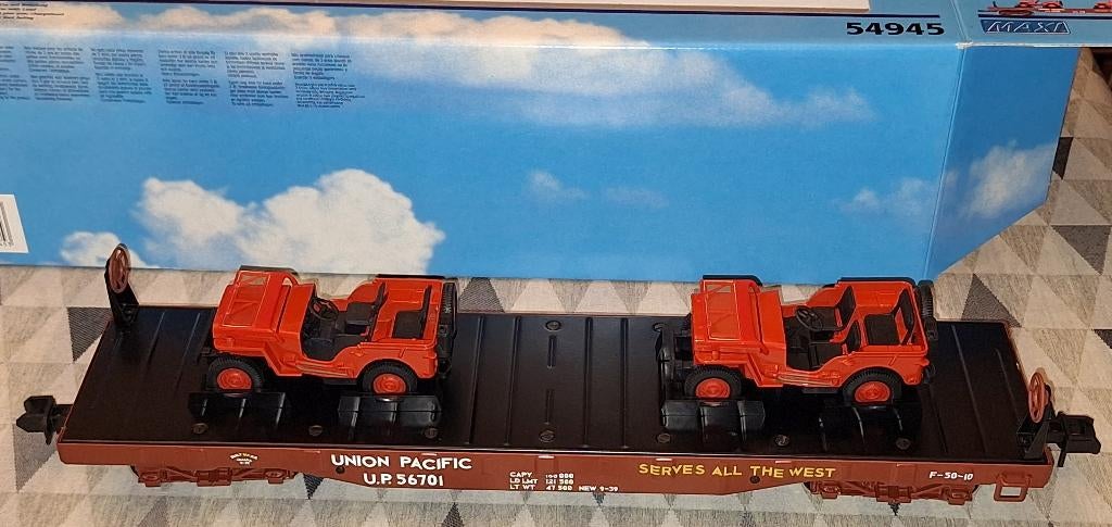 Märklin Maxi 54945 auto transport wagen Union Pacific, Hobby en Vrije tijd, Ophalen of Verzenden, Zo goed als nieuw, Wagon, Märklin