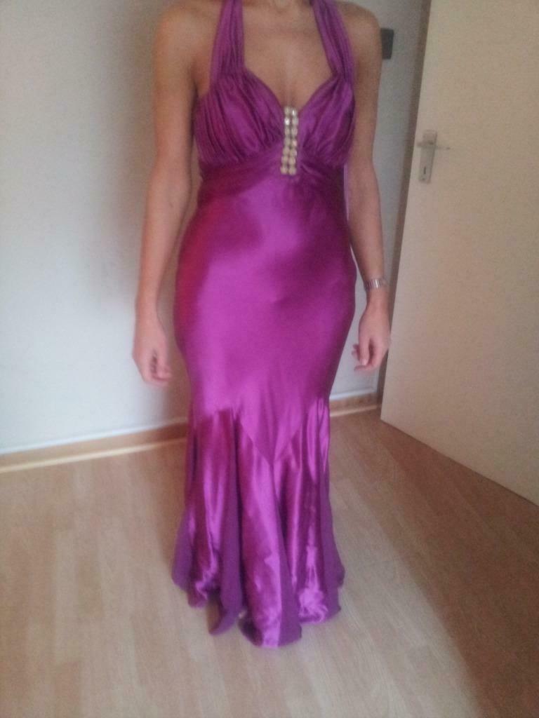 Robe de soirée - lila /// Feestkledij Lila, Porté, Taille 38/40 (M), Vêtements