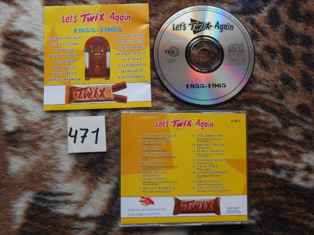 CD Let's Twix Again (1955-1965), Enlèvement ou Envoi, Utilisé