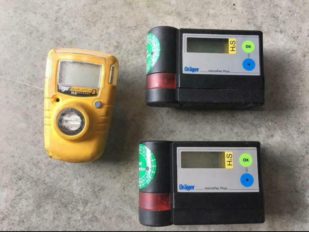 Draeger gasdetectors H2S, Ophalen