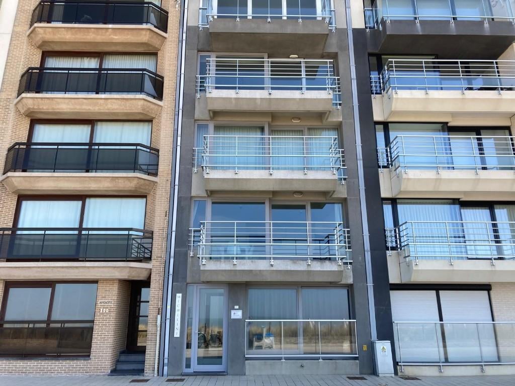 dique Westende : app à louer avec garage et vue sur mer