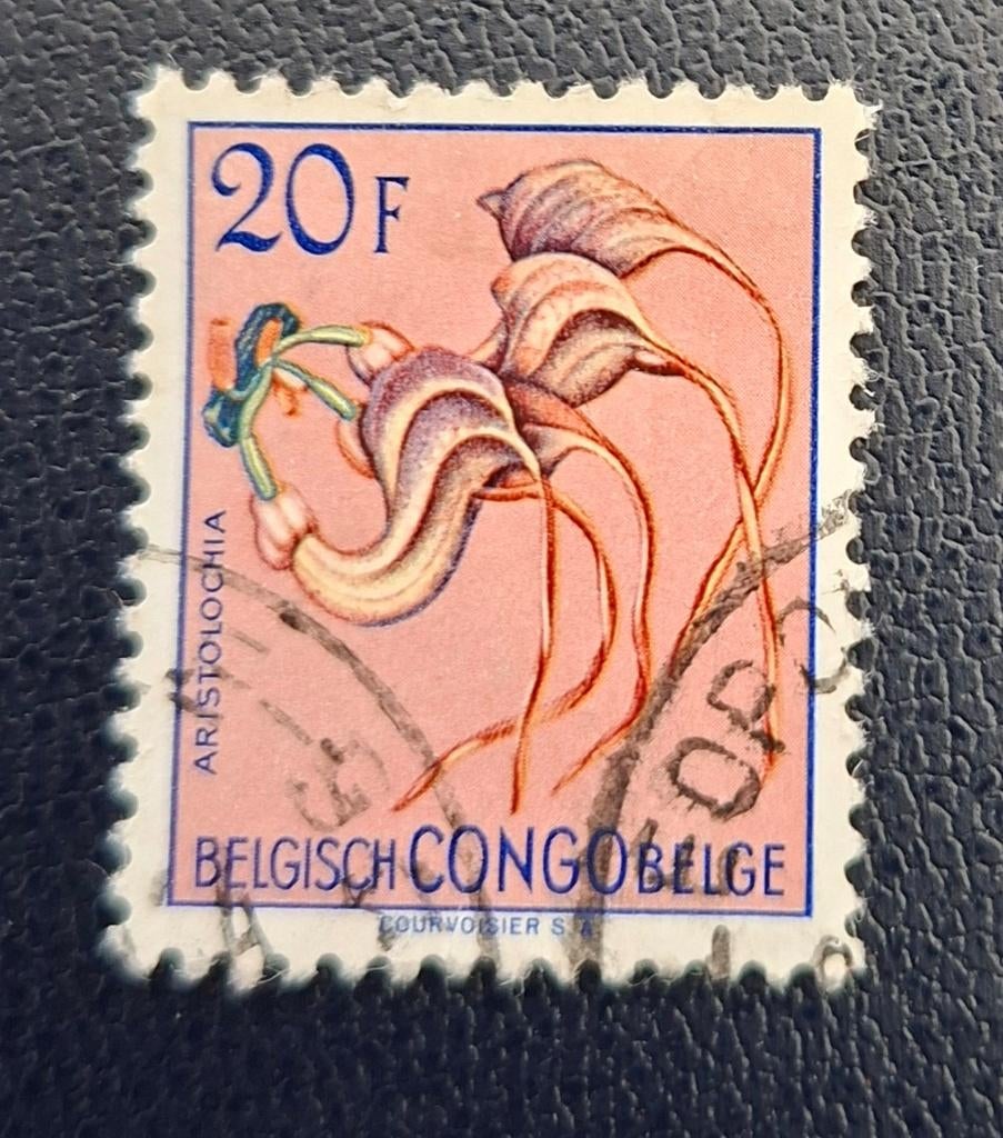 Timbre OBP 321 du Congo belge, tamponné, Enlèvement ou Envoi, Affranchi, Oblitéré