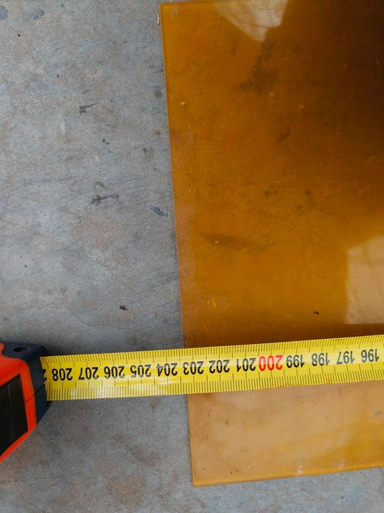Lamellen PVC doorzichtig, Ophalen, Gebruikt, Overige materialen